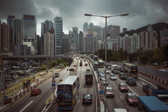 香港铜锣湾跨海大桥