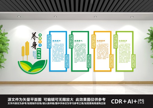 養(yǎng)身文化墻
