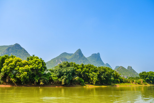 漓江遇龙河桂林山水