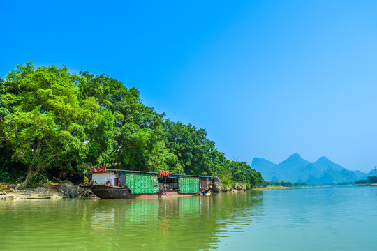 漓江遇龙河桂林山水