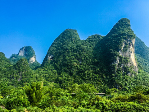 阳朔漓江遇龙河