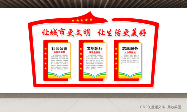 城市文明宣傳欄