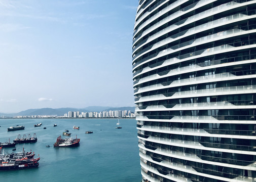 海滨城市风景