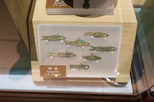 北京中国农业博物馆铜鱼