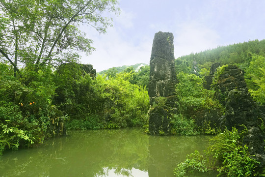 贵州天星桥景区天星盆景区