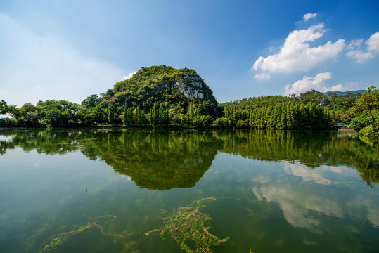 肇庆七星岩景区山水风光