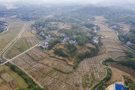 山村秋色