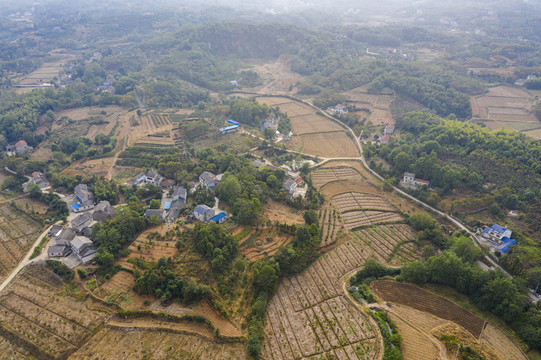 山村秋色