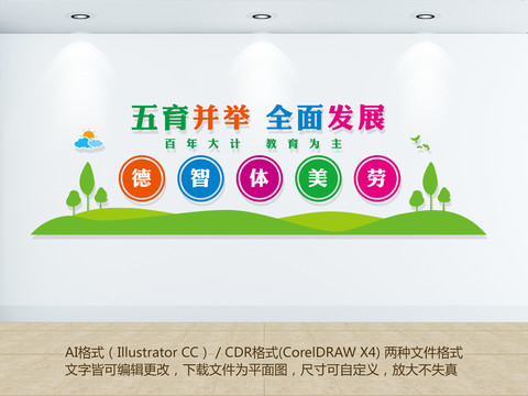五育并舉德智體美勞