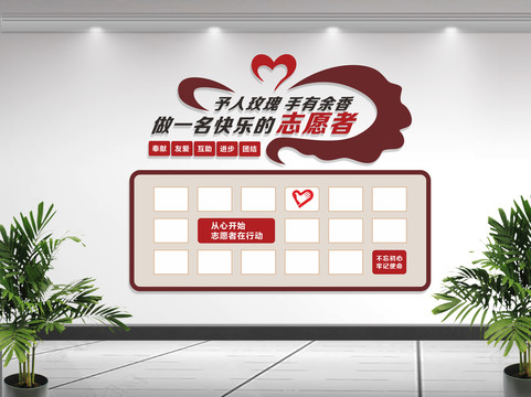 志愿者服務(wù)照片墻
