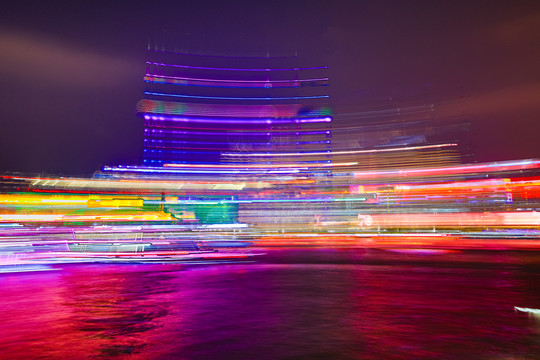 上海陆家嘴夜景