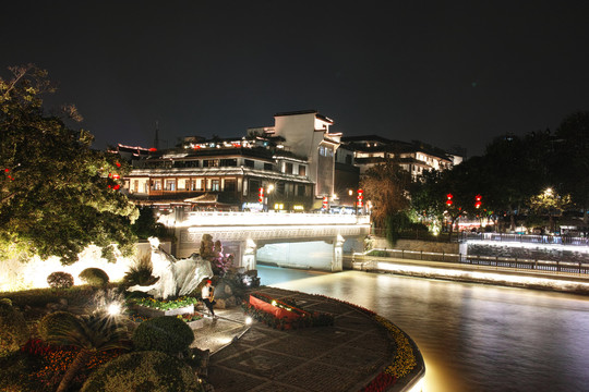 秦淮河夜景