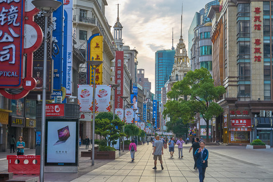 上海南京路步行街