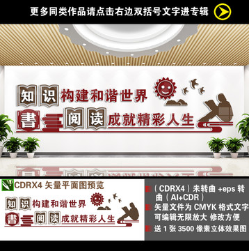 閱讀室文化墻