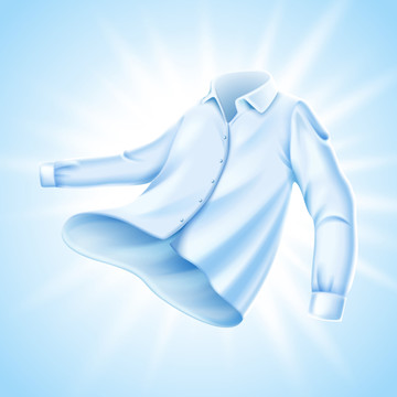 凈白衣服素材