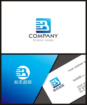 B字母logo设计Blogo