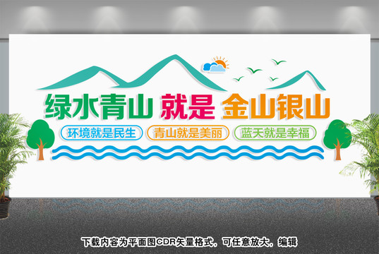 綠水青山就是金山銀山