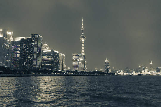 上海陆家嘴夜景