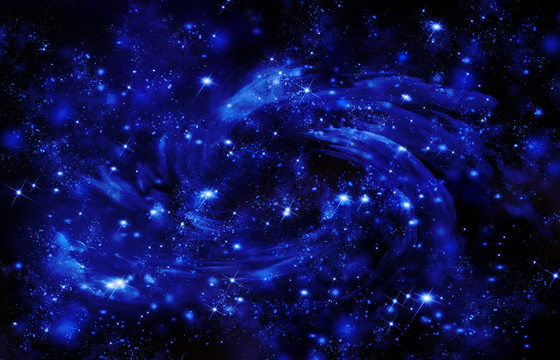 深藍星空