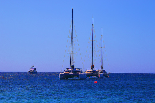 希腊米克诺斯爱琴海天堂沙滩