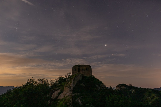 长城星空