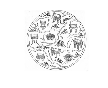 丁云鵬九鼎圖