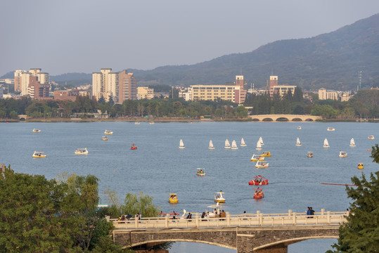 玄武湖全景