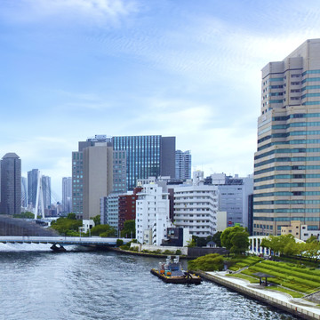 日本東京的城市建筑
