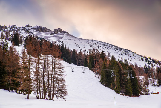 阿尔卑斯雪山