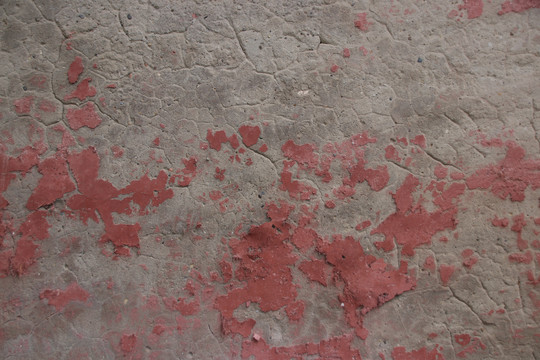 斑驳的古城墙红色旧砖墙纹理素材