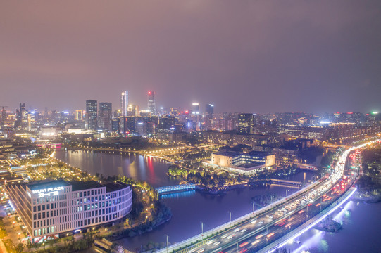 宁波东部新城夜景