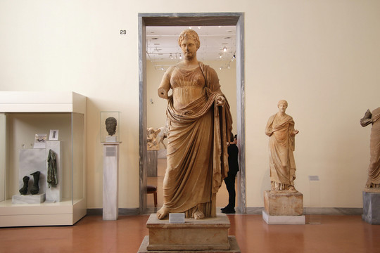希腊国家考古博物馆大理石雕塑