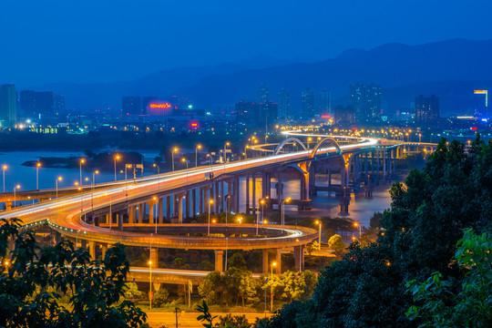 瓯江三桥夜景