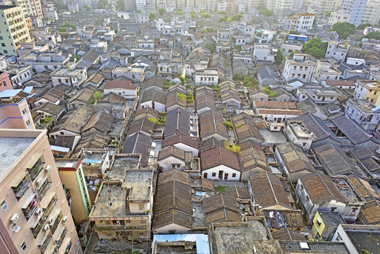 深圳凤凰古村全景