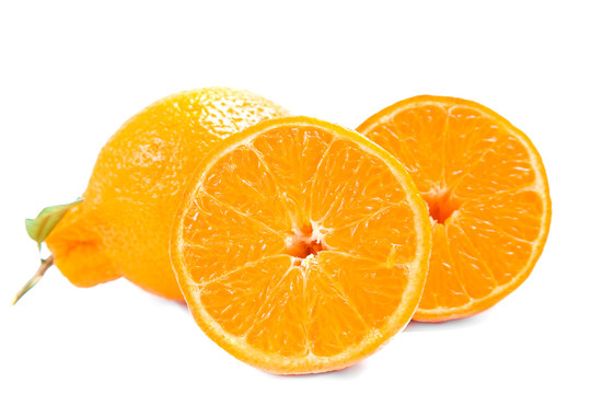 丑橘切面