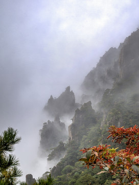 安徽黄山西海大峡谷云海