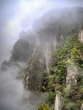 安徽黄山西海大峡谷云海