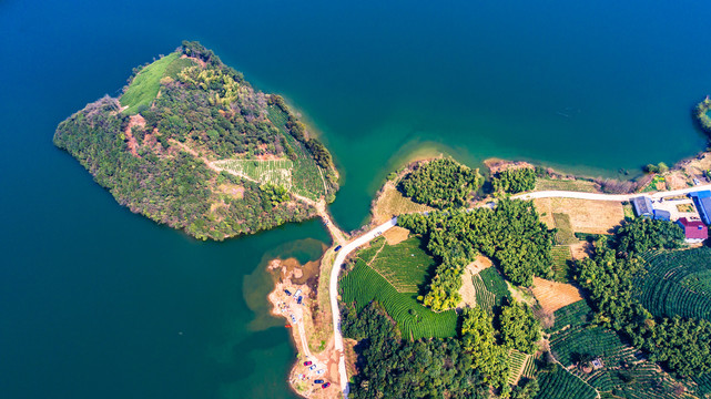 湖滨岛屿