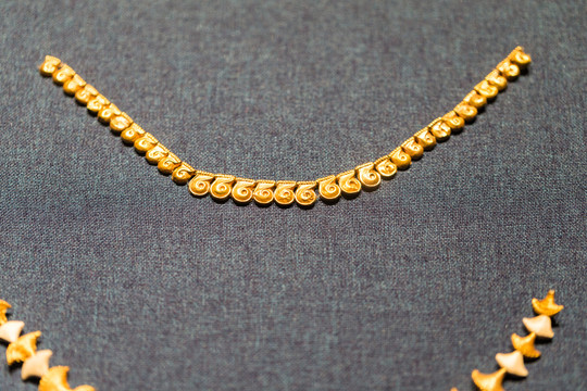 古希腊黄金项链
