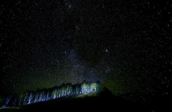 禾木夜空