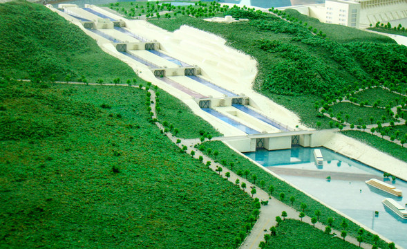 长江三峡模型