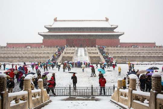 故宫雪景