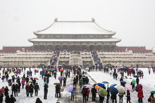 故宫雪景