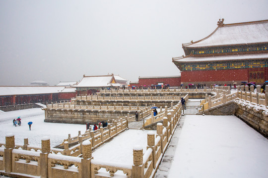 故宫雪景