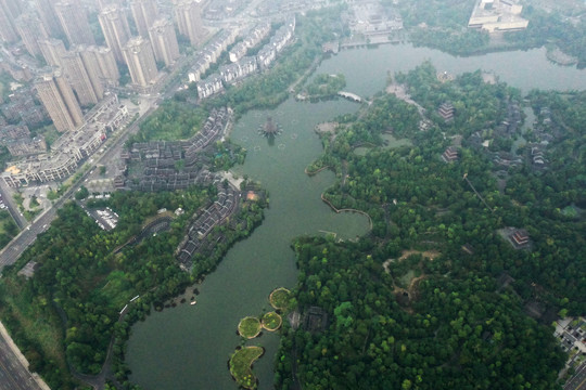 重庆璧山秀湖公园风光