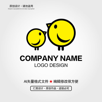 小鸡LOGO