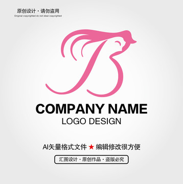 B字母孕妇LOGO