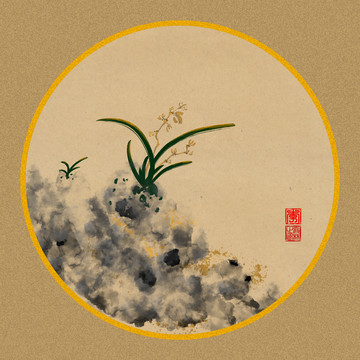 蘭花草