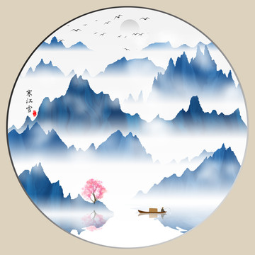 新中式裝飾畫