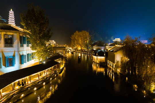 古北水镇夜景